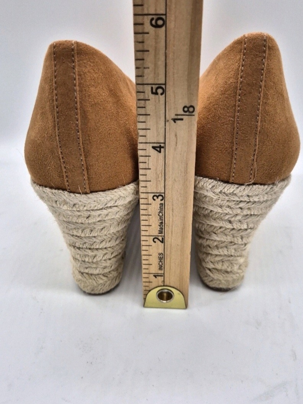 J. Crew Shoes Women’s Espadrille Wedges Sueded Size 7 Pale Clay Brown Shoes - Picture 9 of 13